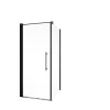 Schulte Drehtür inkl SeitenwandAlexa Style 2.0" Mattschwarz 192 x 90 cm