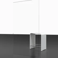 Schulte Duschwand Kristall Trend II Eckeinstieg 185 x 80 cm