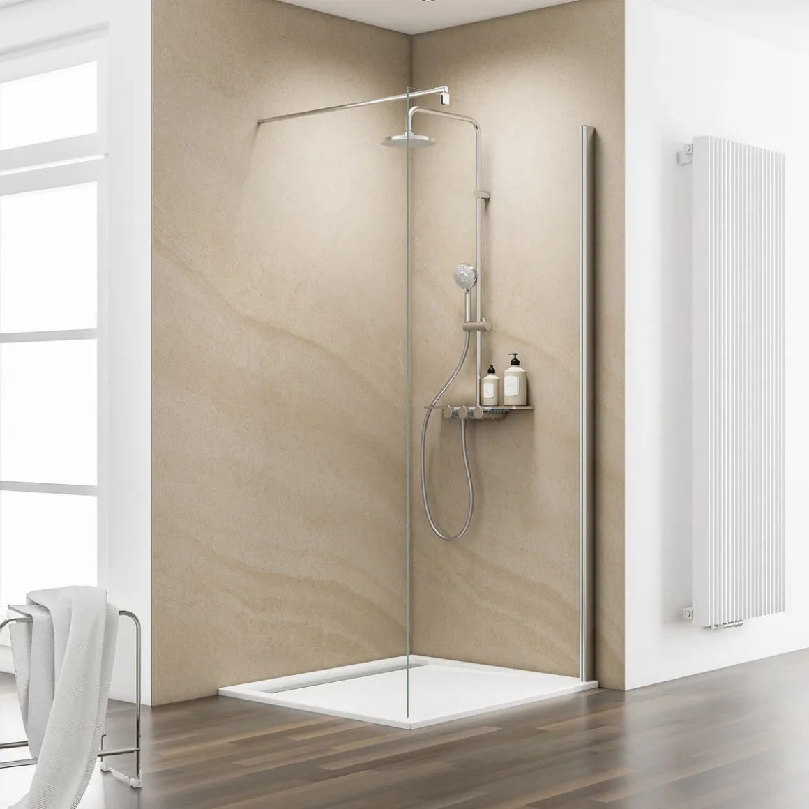 Schulte Duschwand MasterClass Walk In M6 200 x 100 cm