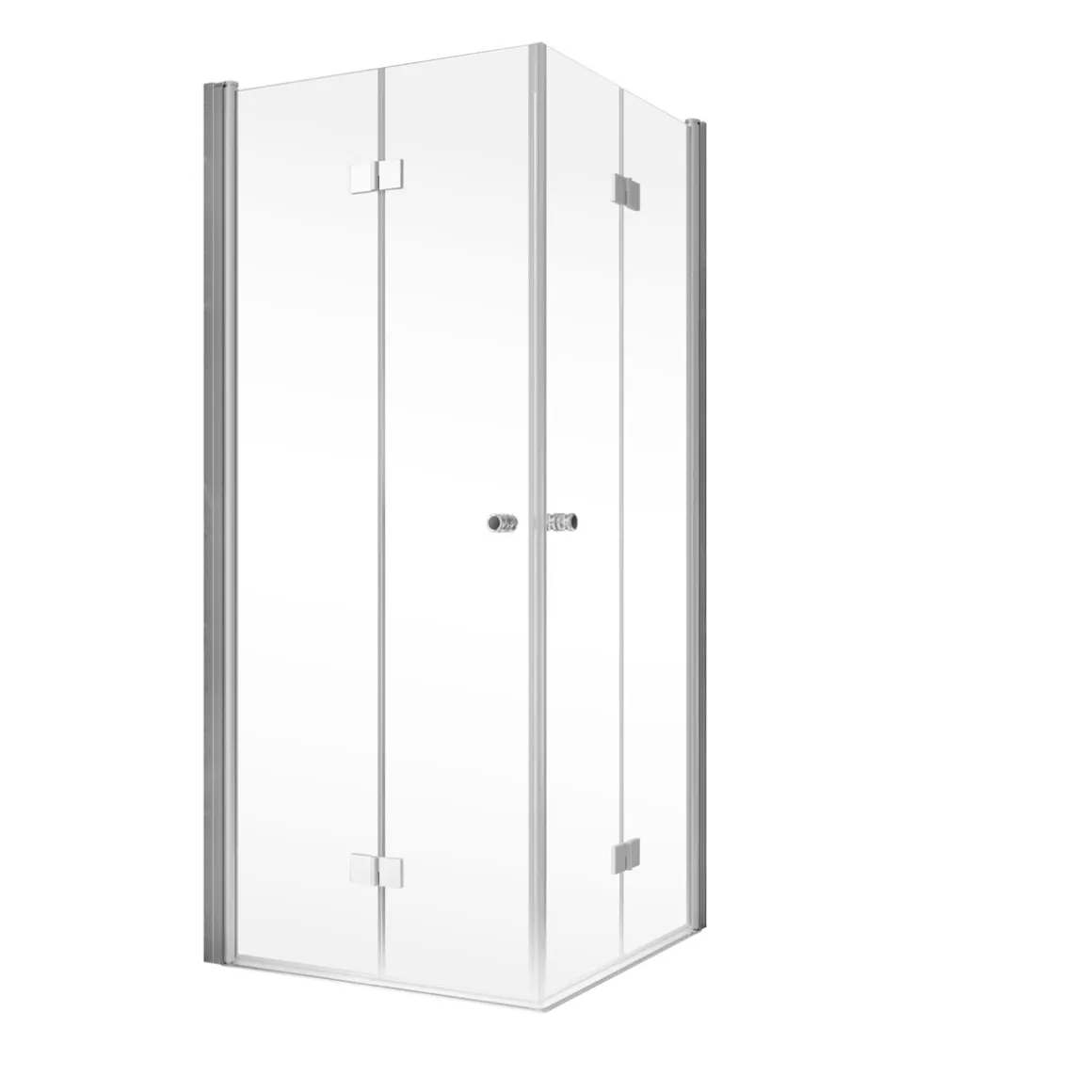 Schulte Eckeinstieg Garant 2.0 Drehfalttür 90 x 90 x 200 cm