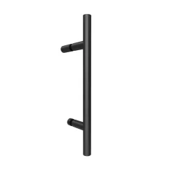 Schulte Eckeinstieg mit Drehtür BlackStyle mattschwarz BxH 80 x 192 cm