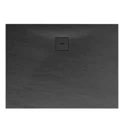 Schulte Express Plus Duschwa Mineralg Steinstr Rechteck -Plan 1200 x 750 anthraz.