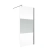 Schulte Walk In Duschwand Alexa Style 190 x 100 cm ESG 5 mm fixil