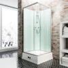 Schulte Wellnesskabine Korfu II Boiler und Pumpe light-grün
