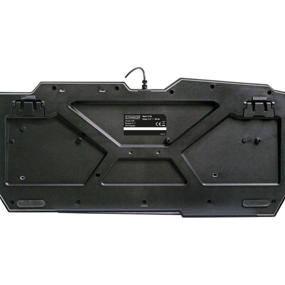 Schwaiger Gaming Tastatur mit Farbwechsel-LED