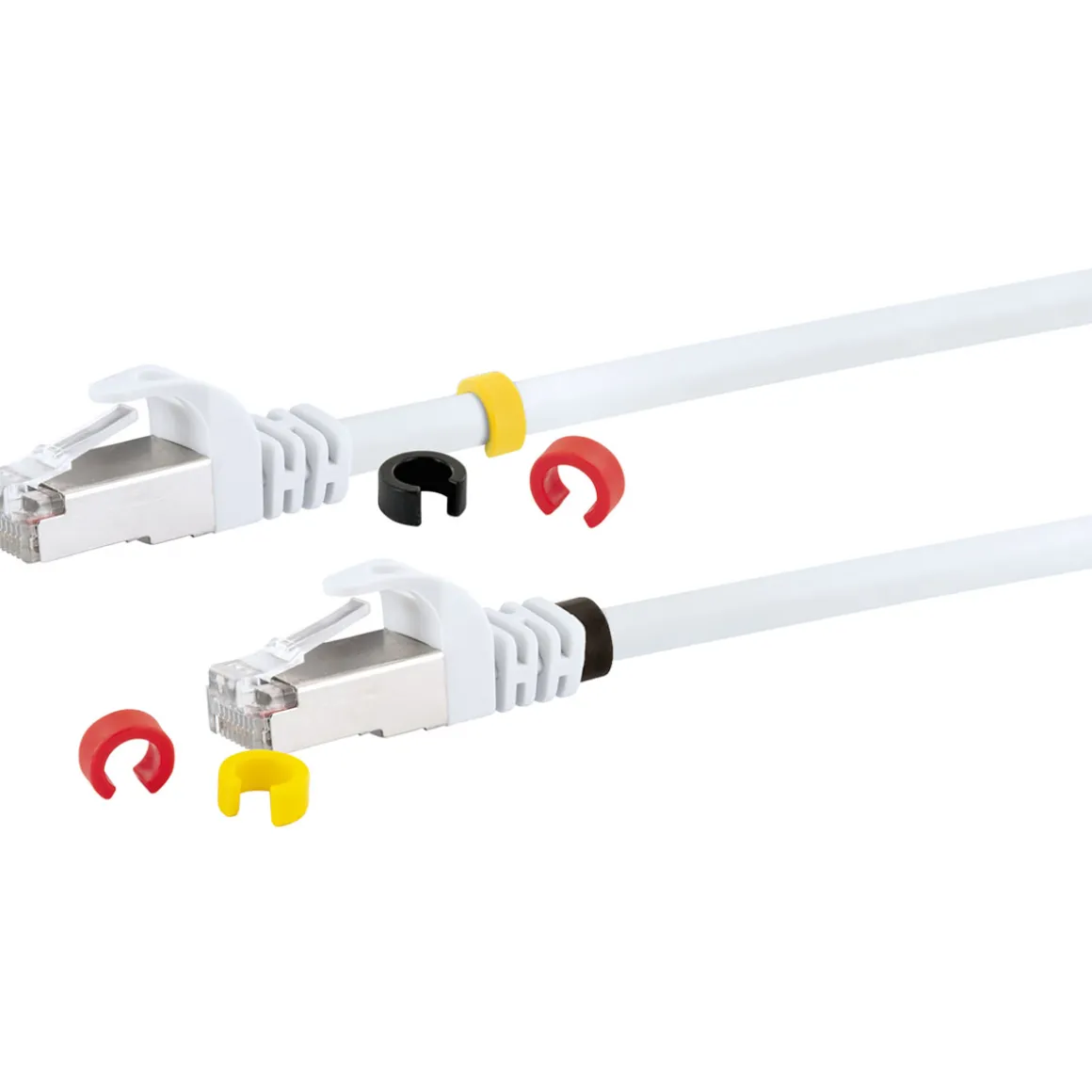 Schwaiger Netzwerkkabel CAT7 0,5 m weiß