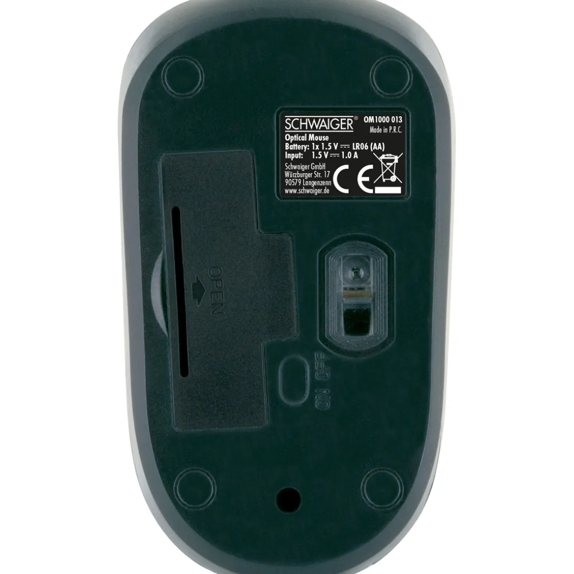 Schwaiger PC Funkmaus schwarz