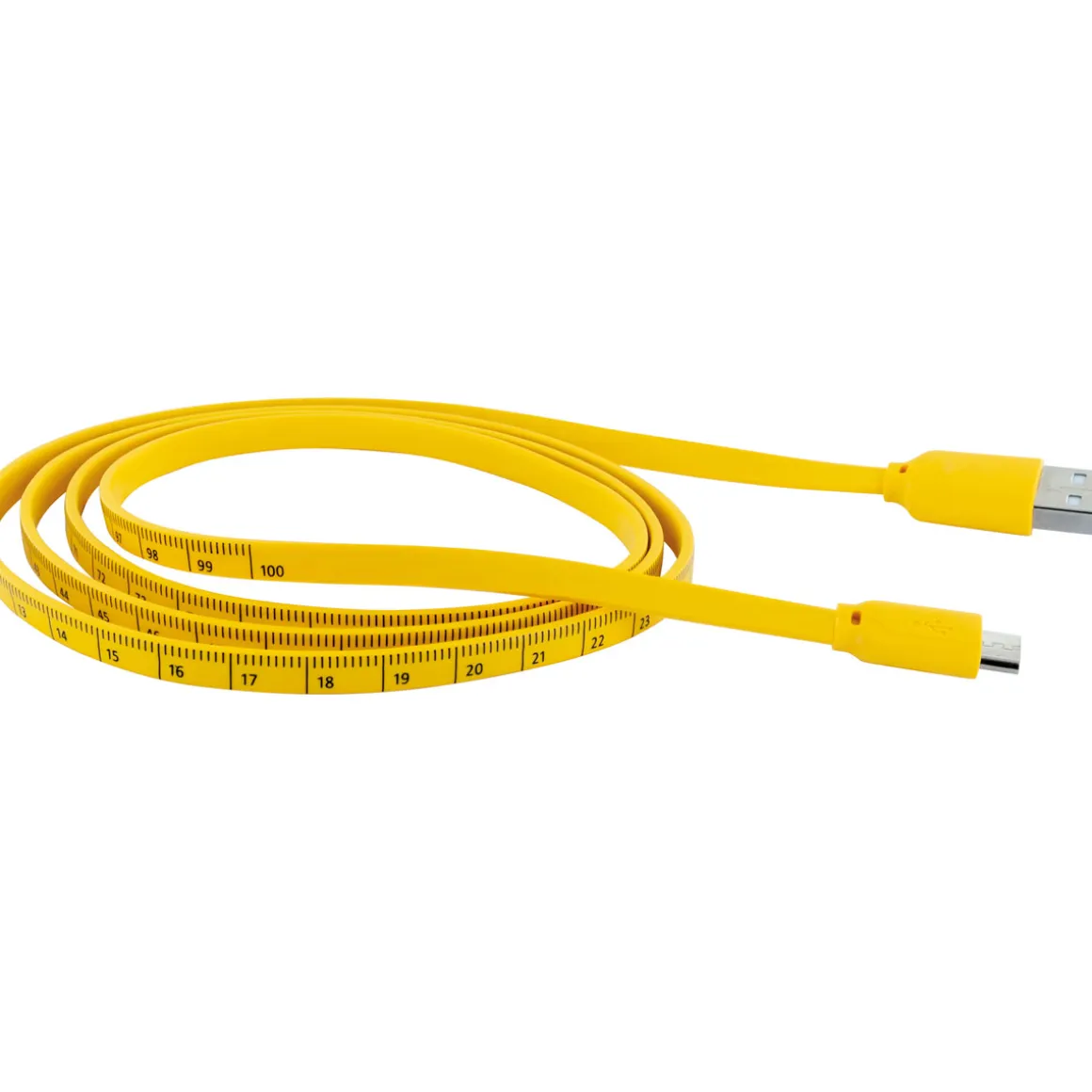 Schwaiger Sync und Ladekabel Micro USB mit Maßband 1,2 m