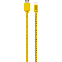 Schwaiger Sync und Ladekabel Micro USB mit Maßband 1,2 m