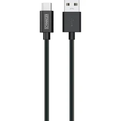 Schwaiger Sync und Ladekabel Typ C auf A 2 m
