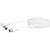 Schwaiger Antennenkabel 75 dB 3 m weiß mit Winkelstecker