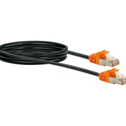 Schwaiger Netzwerkkabel CAT7 2m schwarz