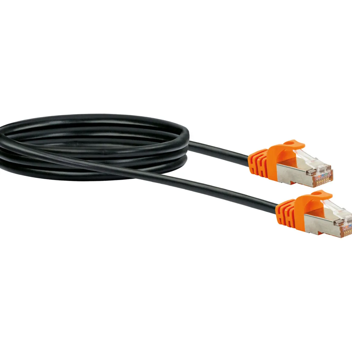 Schwaiger Netzwerkkabel CAT7 2m schwarz