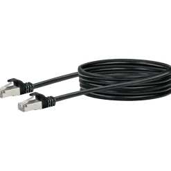 Schwaiger Netzwerkkabel CAT6 250Mhz 1Gbit/s 2,5m schwarz