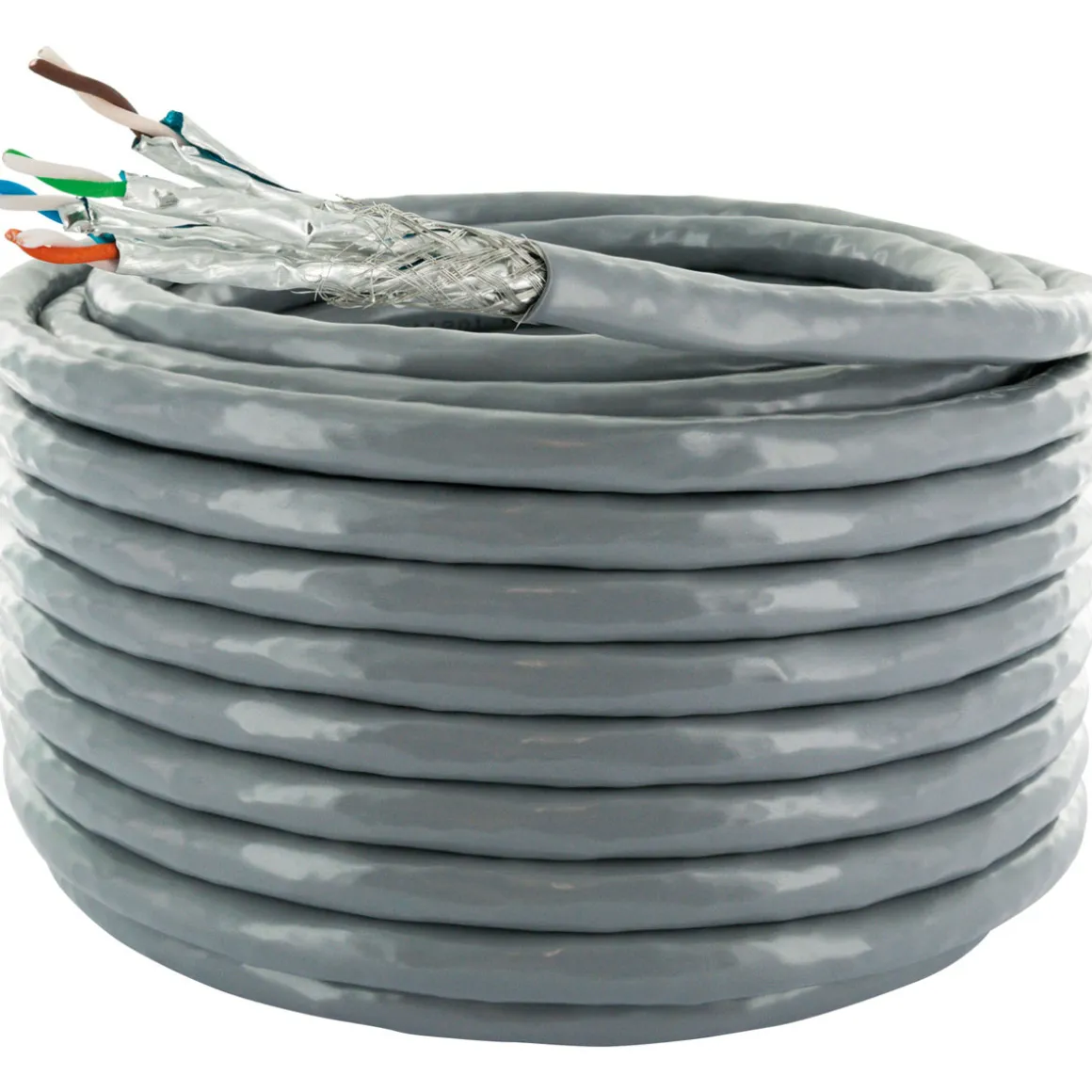 Schwaiger Netzwerkkabel CAT6a 500Mhz 10Gbit/s 10m grau