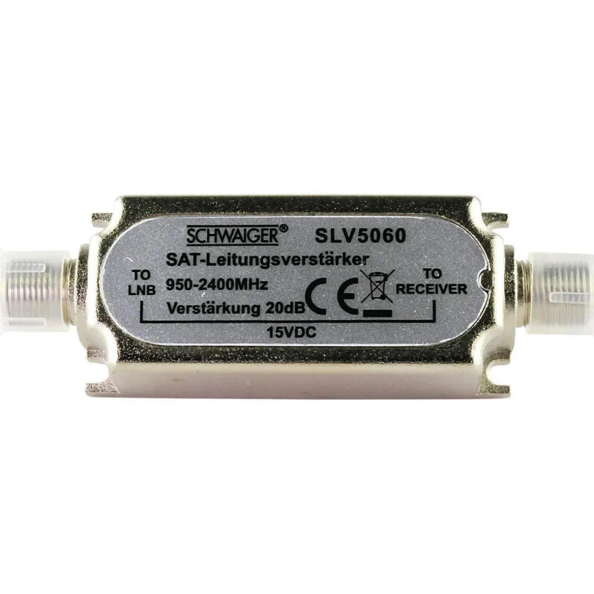 Schwaiger SAT-ZF-Leitungverstärker 20 dB