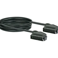 Schwaiger SCART-Anschlusskabel 1,5 m Durchmesser 6,8 mm 21-polig