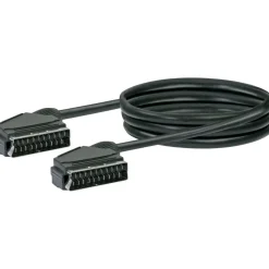 Schwaiger SCART-Anschlusskabel 1,5 m Durchmesser 6,8 mm 21-polig