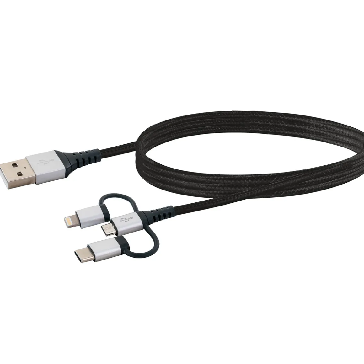 Schwaiger Universal-Ladekabel 3in1 1,5m