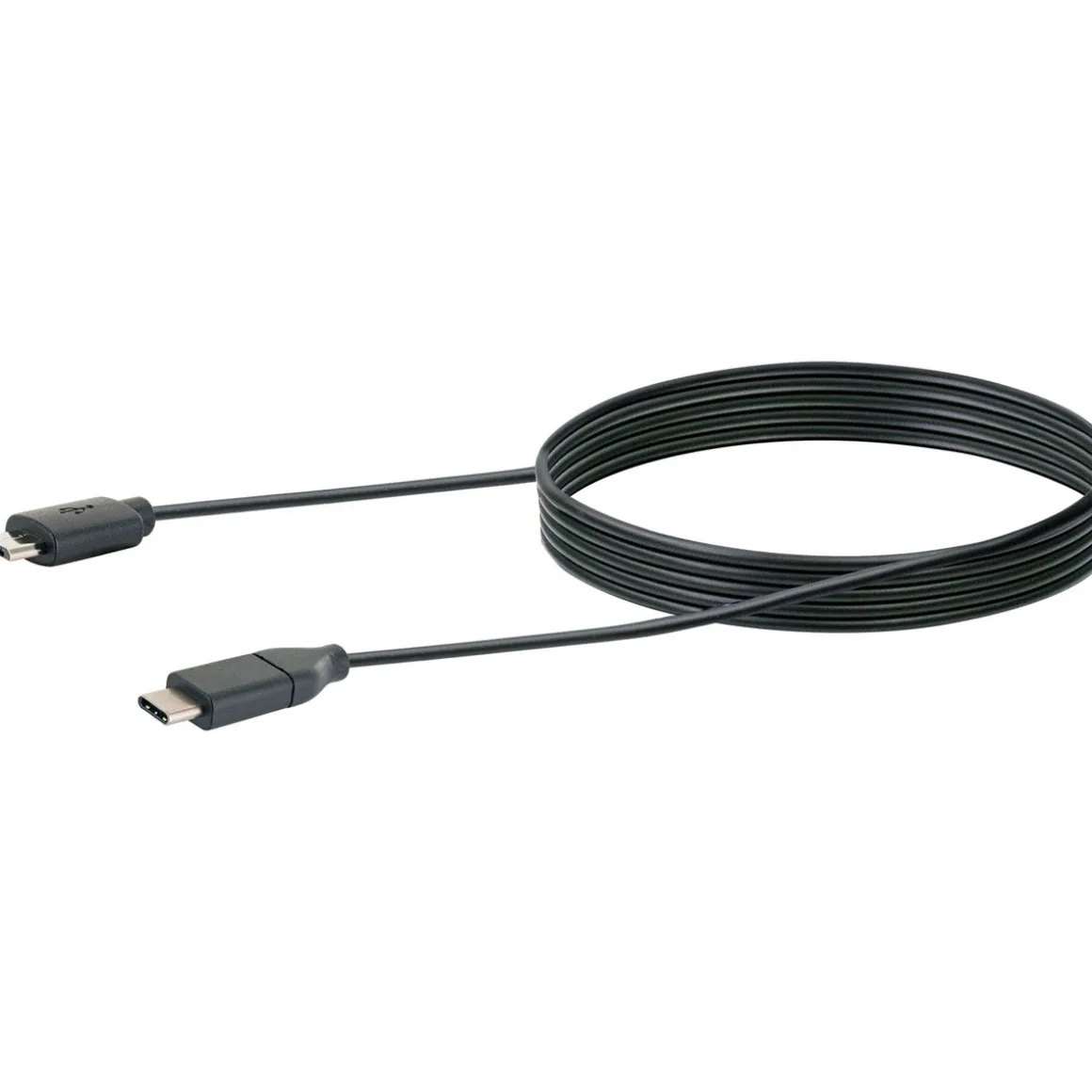 Schwaiger USB-3.1-Adapterkabel 3.1C-Stecker/2.0 Micro 1m schwarz