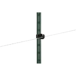 Seilisolator T-Post für 10 mm schwarz