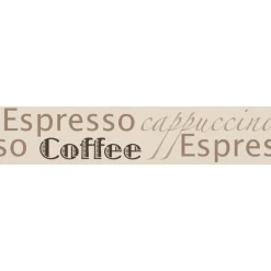 Selbstklebende Borte Coffee beige 13 cm