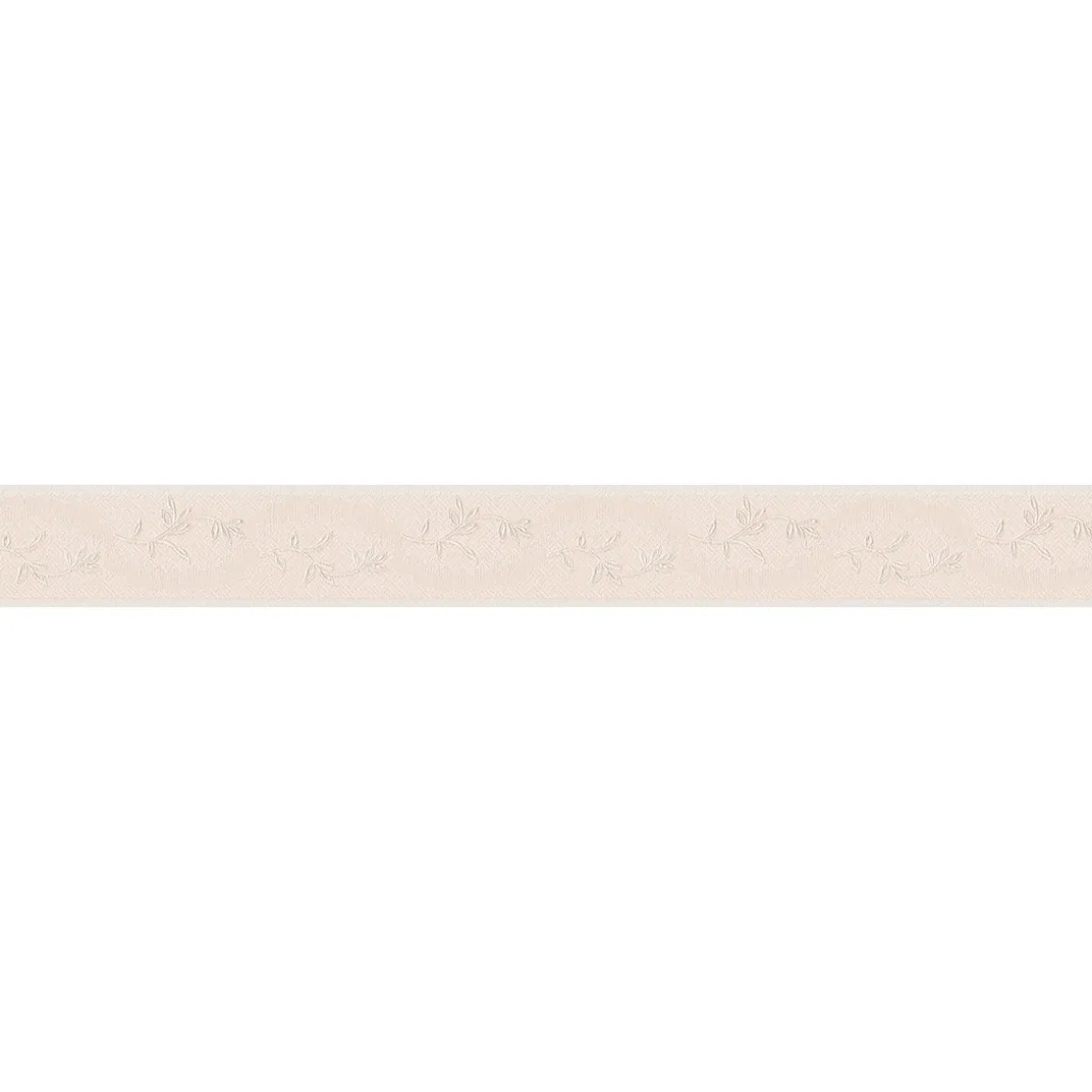 Selbstklebende-Borte Blattranke beige Satin