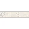 Selbstklebende-Borte Glitzer creme-grau 5 m