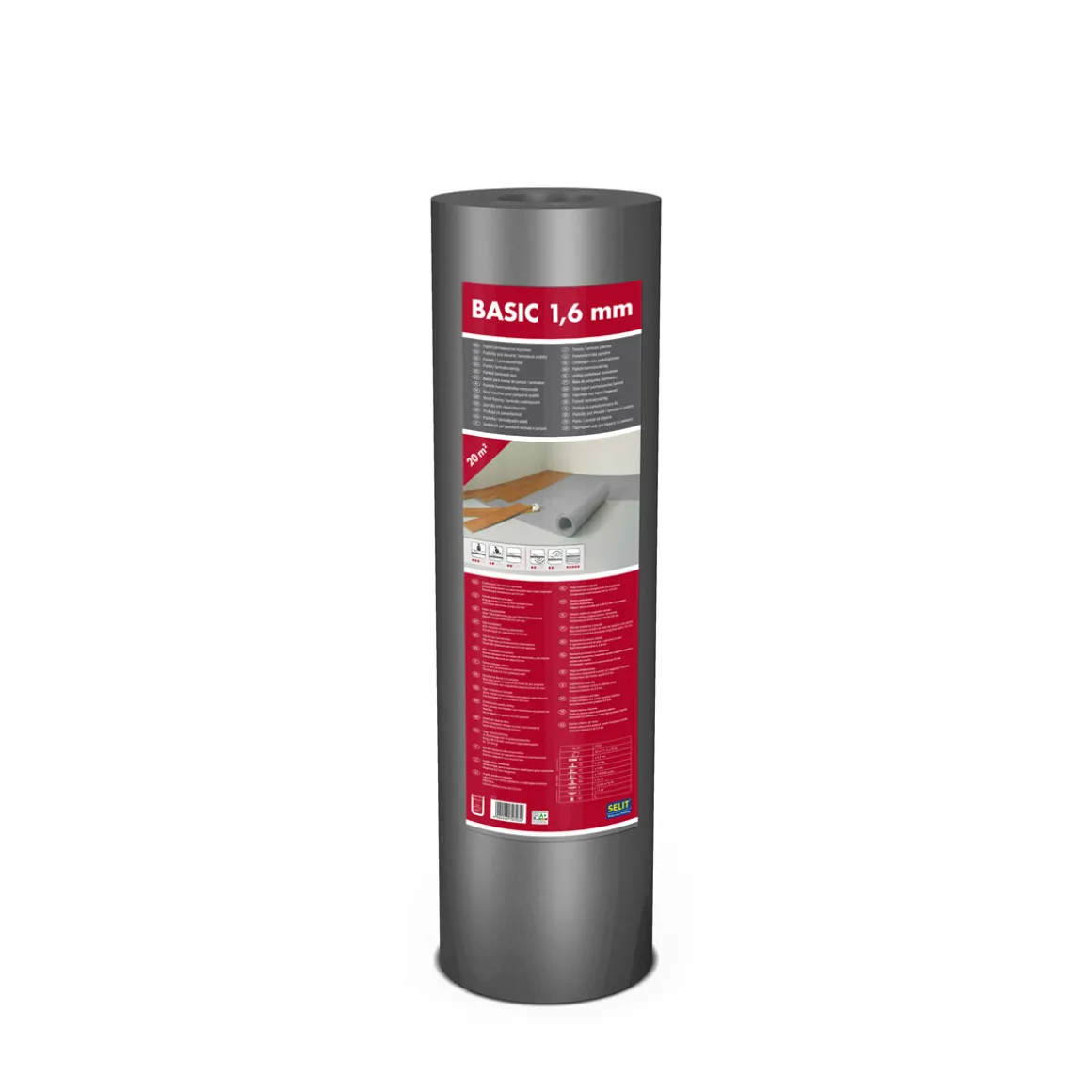 Selit Basic 1,6 mm Parkett-/ Laminatunterlage 20m²