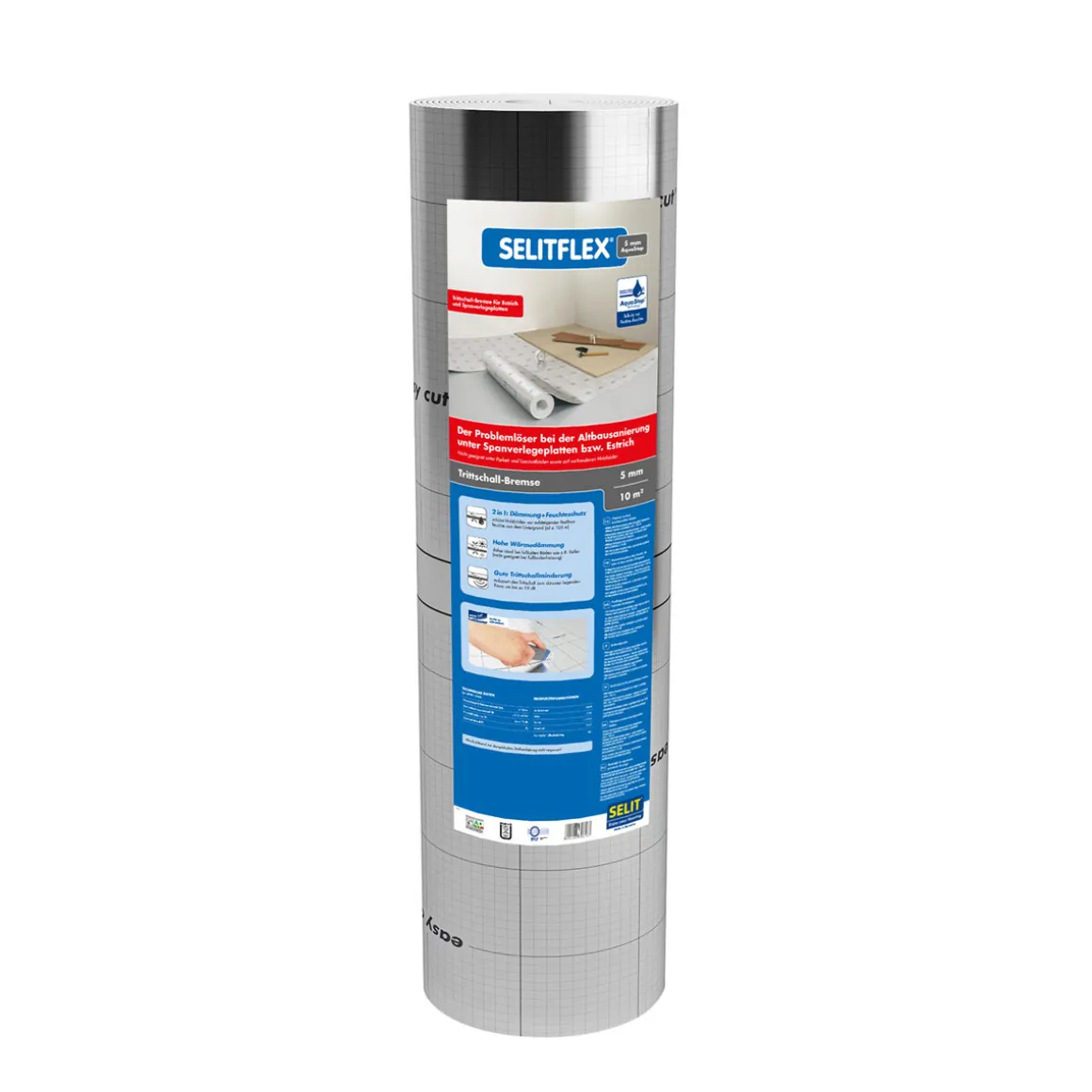 Selit SELITFLEX 5 mm AquaStop Trittschall-Bremse 10m²