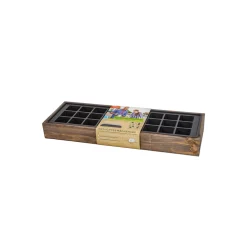 SIENA GARDEN Anzuchtholzkiste 27er Topfplatte 50 x 16 x 6 cm