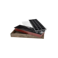 SIENA GARDEN Anzuchtholzkiste 27er Topfplatte 50 x 16 x 6 cm