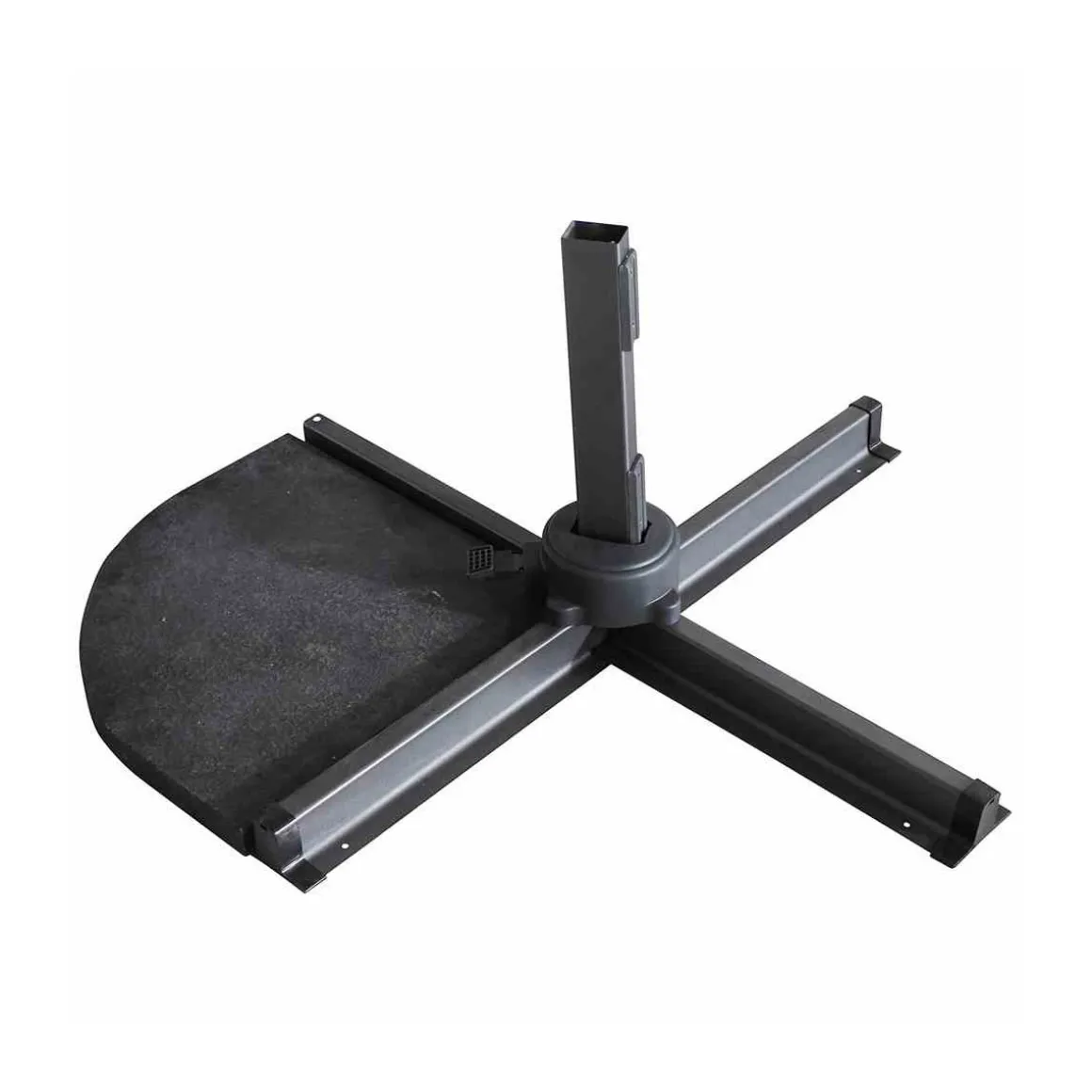 Siena Garden Bodenplatte Celona 22,5 kg 55 x 49 x 4 cm Granit schwarz