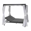 Siena Garden Sofabett „Waikiki“, mehrfach verstellbar, anthrazit/grau