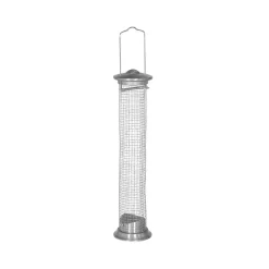 Siena Garden Vogelfuttersäule Aluminium Line für Nüsse 39 cm
