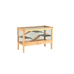 Silvio design Nagervoliere „Joe“, 3 Plattformen, 100x70x50 cm