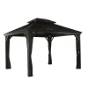 Sojag Pavillon Messina 1012 inkl. Moskitonetz 298x363x291,5cm Anthrazit