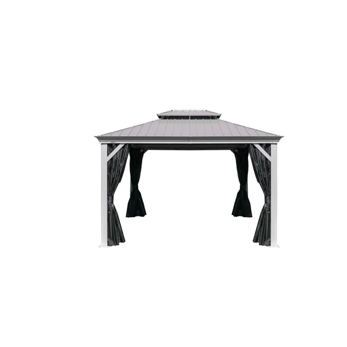 Sojag Pavillon Messina 1216 inkl. Moskitonetz 363x483x307,1cm Champagner