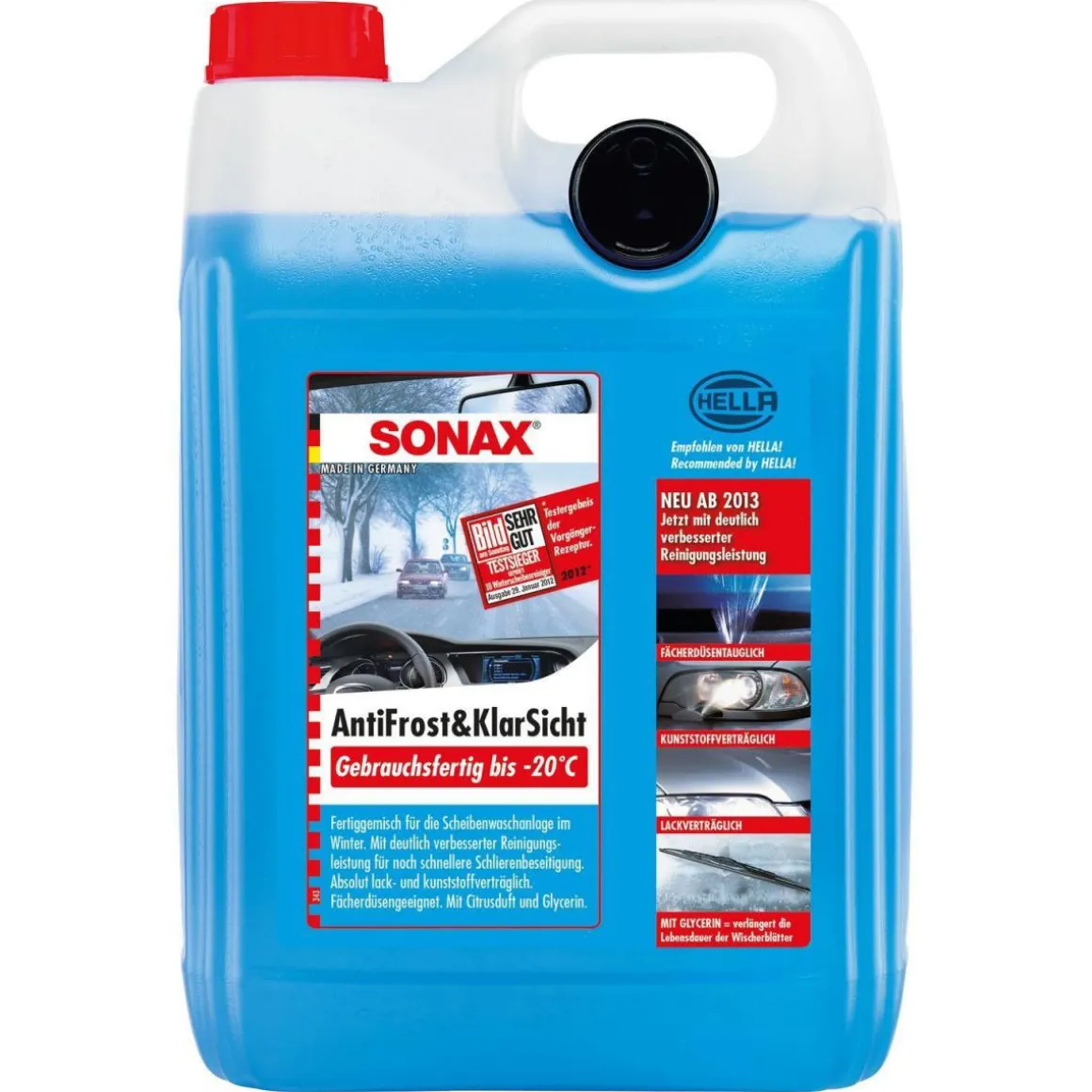 Sonax Frostschutzmittel Antifrost und Klarsicht bis zu -20 Grad 5 L