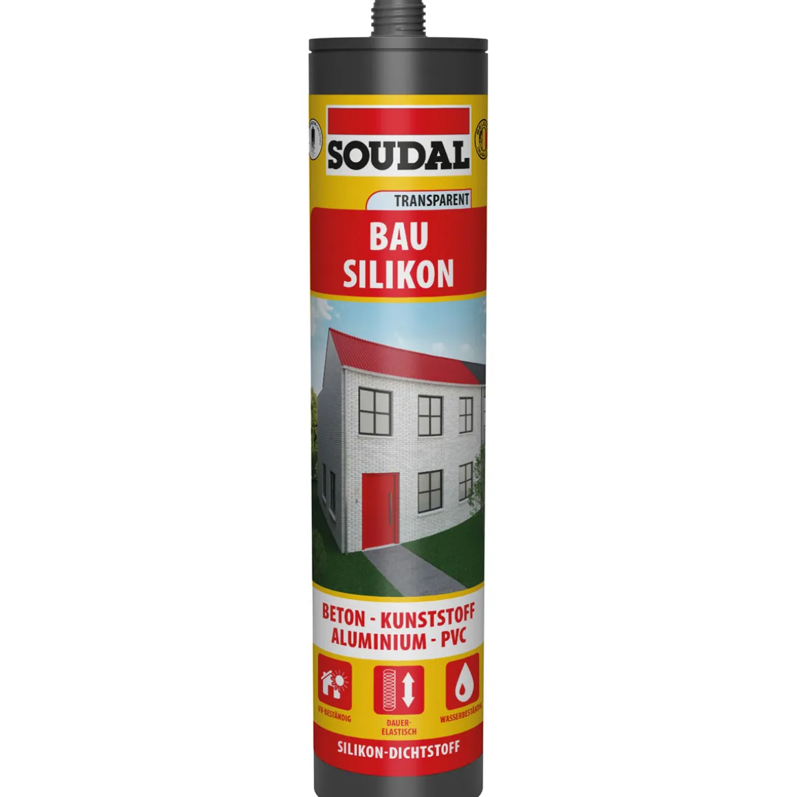 Soudal Bau und Fenster Silikon transparent