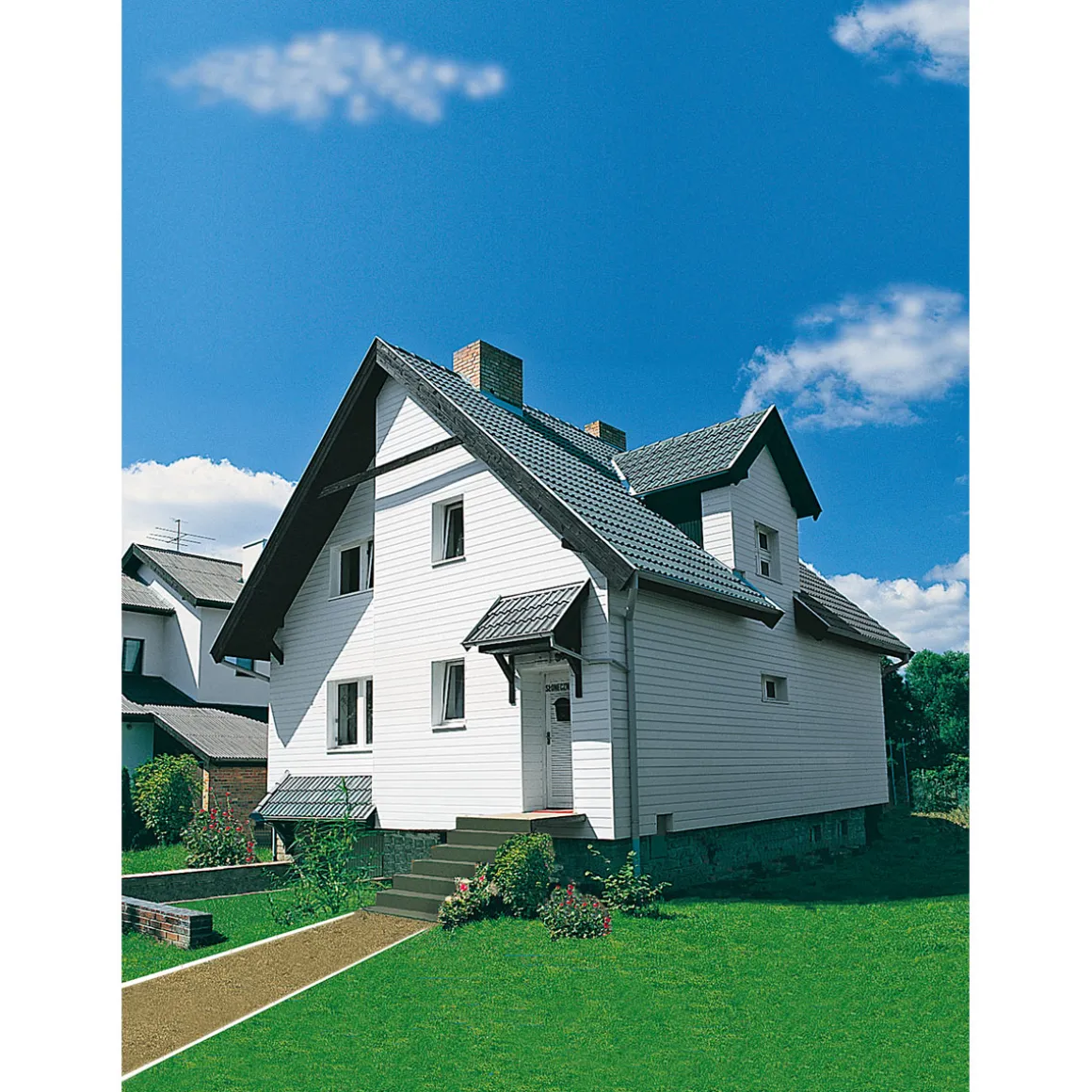 Specht Vinylboden Kunststoff-Paneel Duropan weiß 270 x 10,5 cm