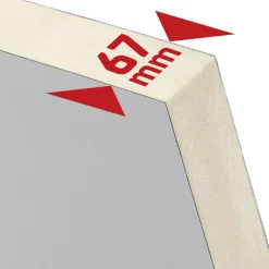 SplenDoor Premium-Haustür Passivedoor Kalmar energiesparend grau 110 x 210 cm links