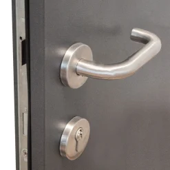 SplenDoor Premium-Haustür Passivedoor Bergen RC2 energiesparend einbruchsicher anthrazit 100 x 200 cm rechts