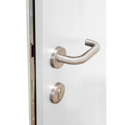 SplenDoor Premium-Haustür Passivedoor Eksjo RC2 energiesparend einbruchsicher weiss 110 x 210 cm links