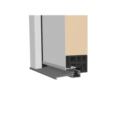 SplenDoor Premium-Haustür Passivedoor Lund RC2 energiesparend einbruchsicher grau 100 x 200 cm links