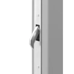 SplenDoor Premium-Haustür Passivedoor Lund RC2 energiesparend einbruchsicher grau 100 x 200 cm links