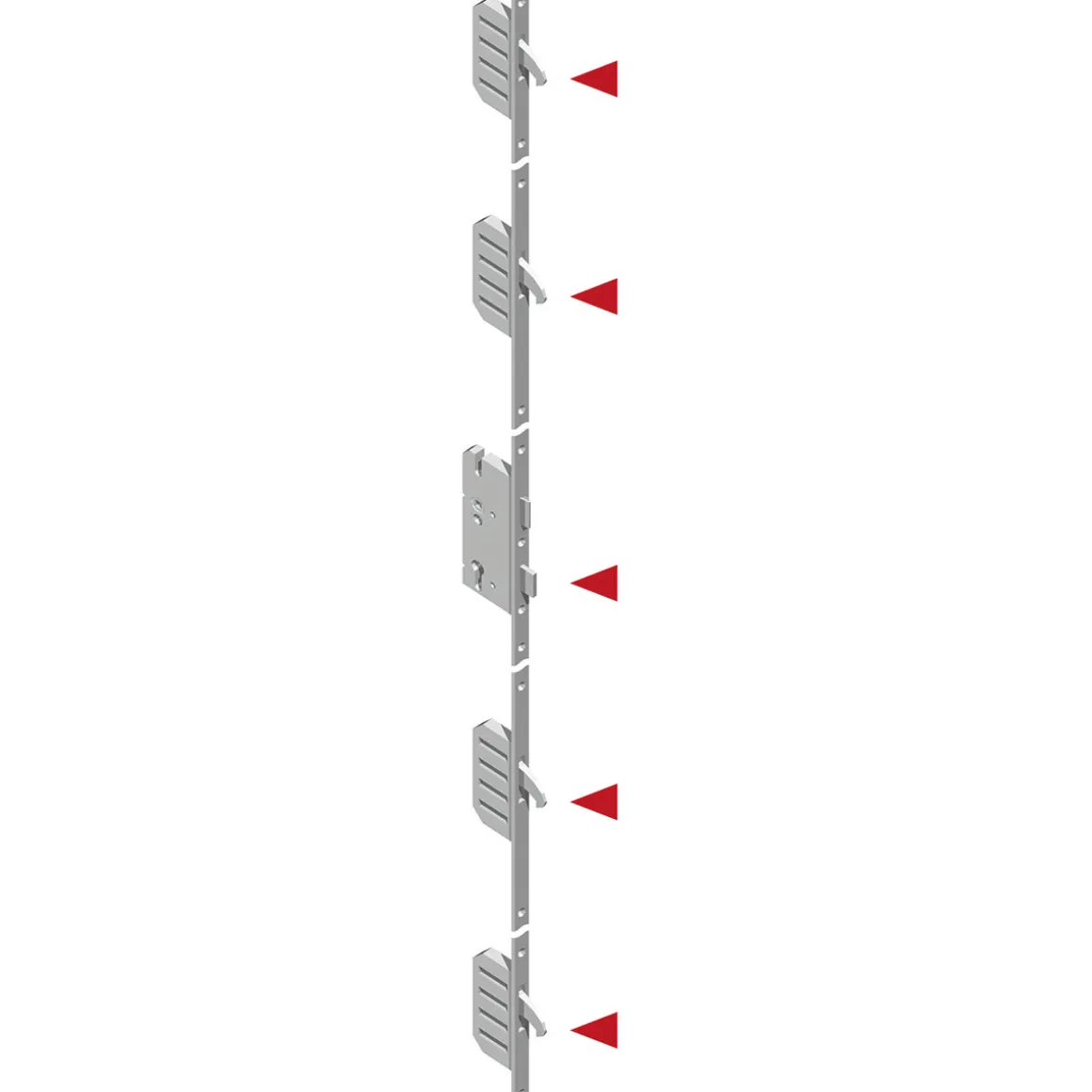 SplenDoor Sicherheits-Nebeneingangstuer NS4 RC2 98x198 Weiss rechts