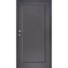 SplenDoor Sicherheits-Nebeneingangstuer NS3 RC2 88x198 Anthrazit links