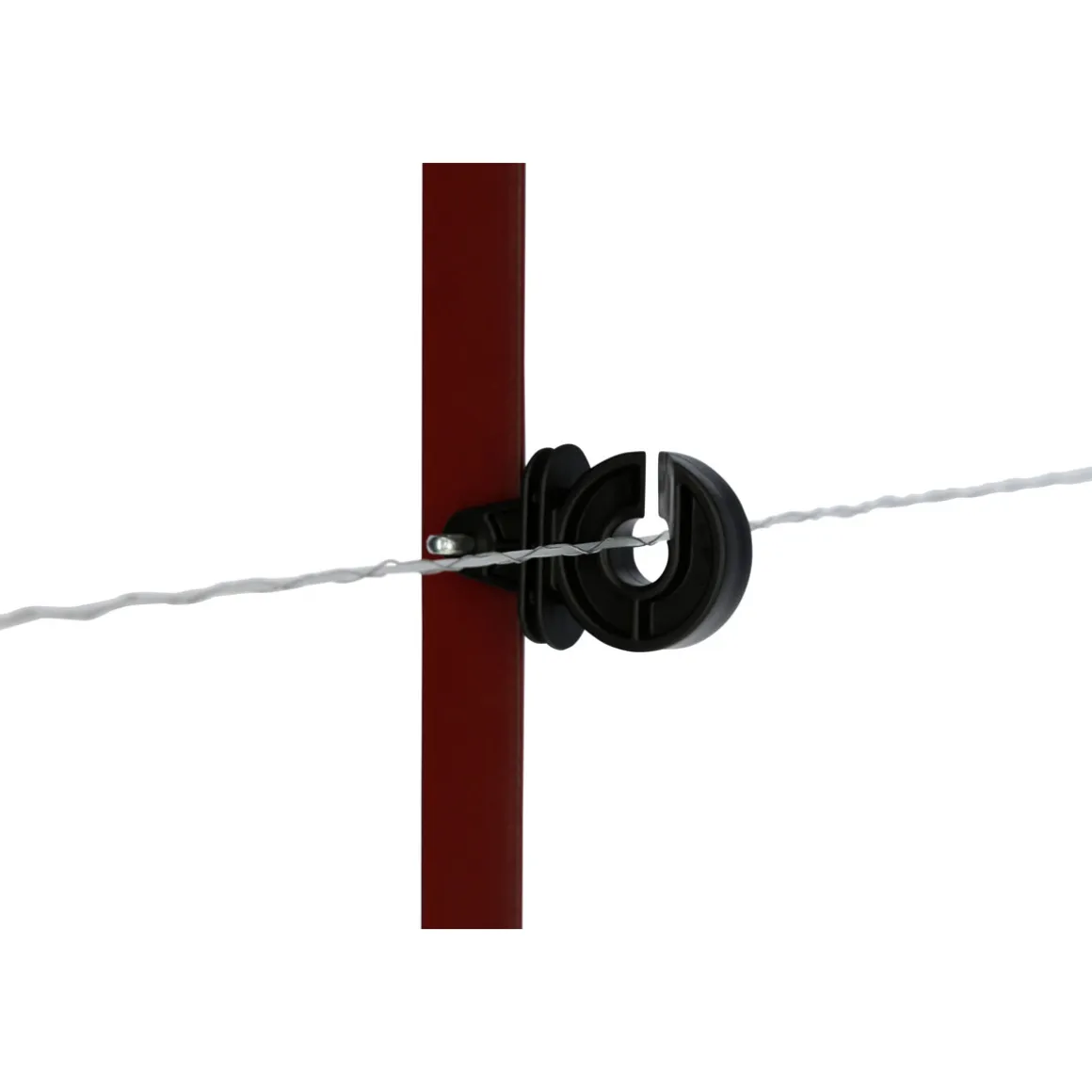Splint-Isolator für Winkelstahlpfahl schwarz 125 Stück