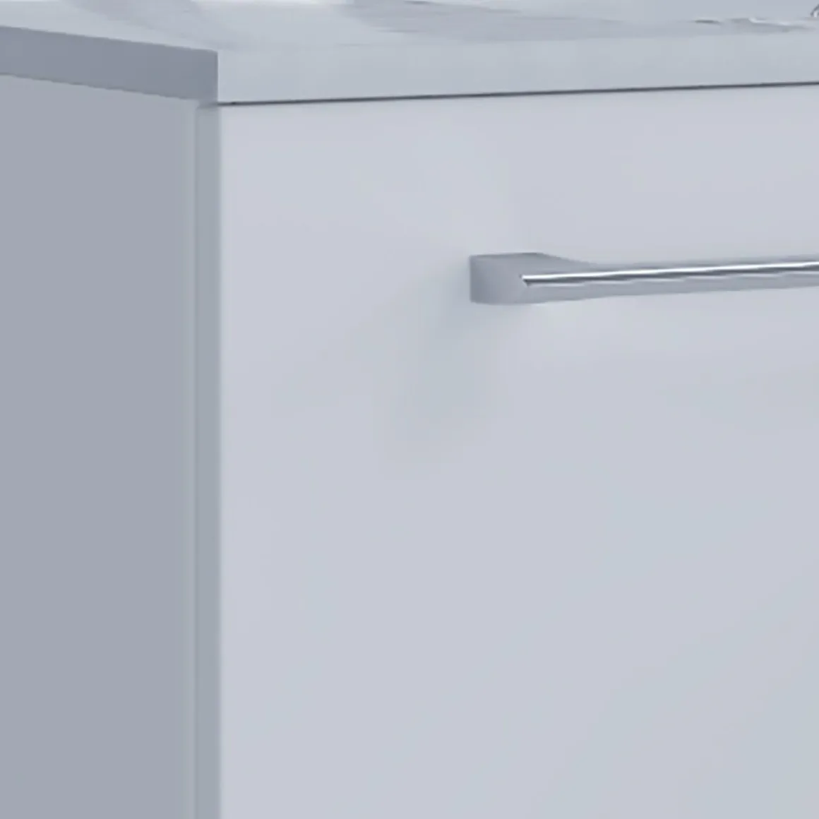 Stand-Waschplatz 80 cm 2-teilig 2 Türen weiß